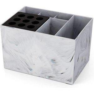 Hair Salon Scissor Storage Holder,  Marble Pattern Hairdresser Shears Rack